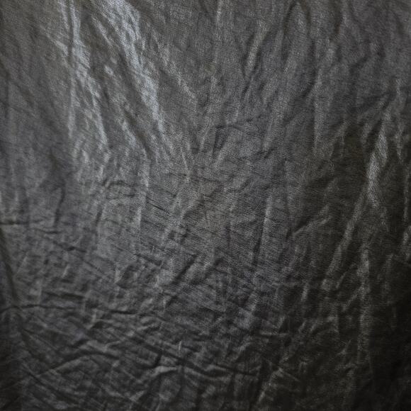 BCBGMAXAZRIA Elodie Black Asymmetrical Drape Top Women Size L Sleeveless Layered - Picture 7 of 10